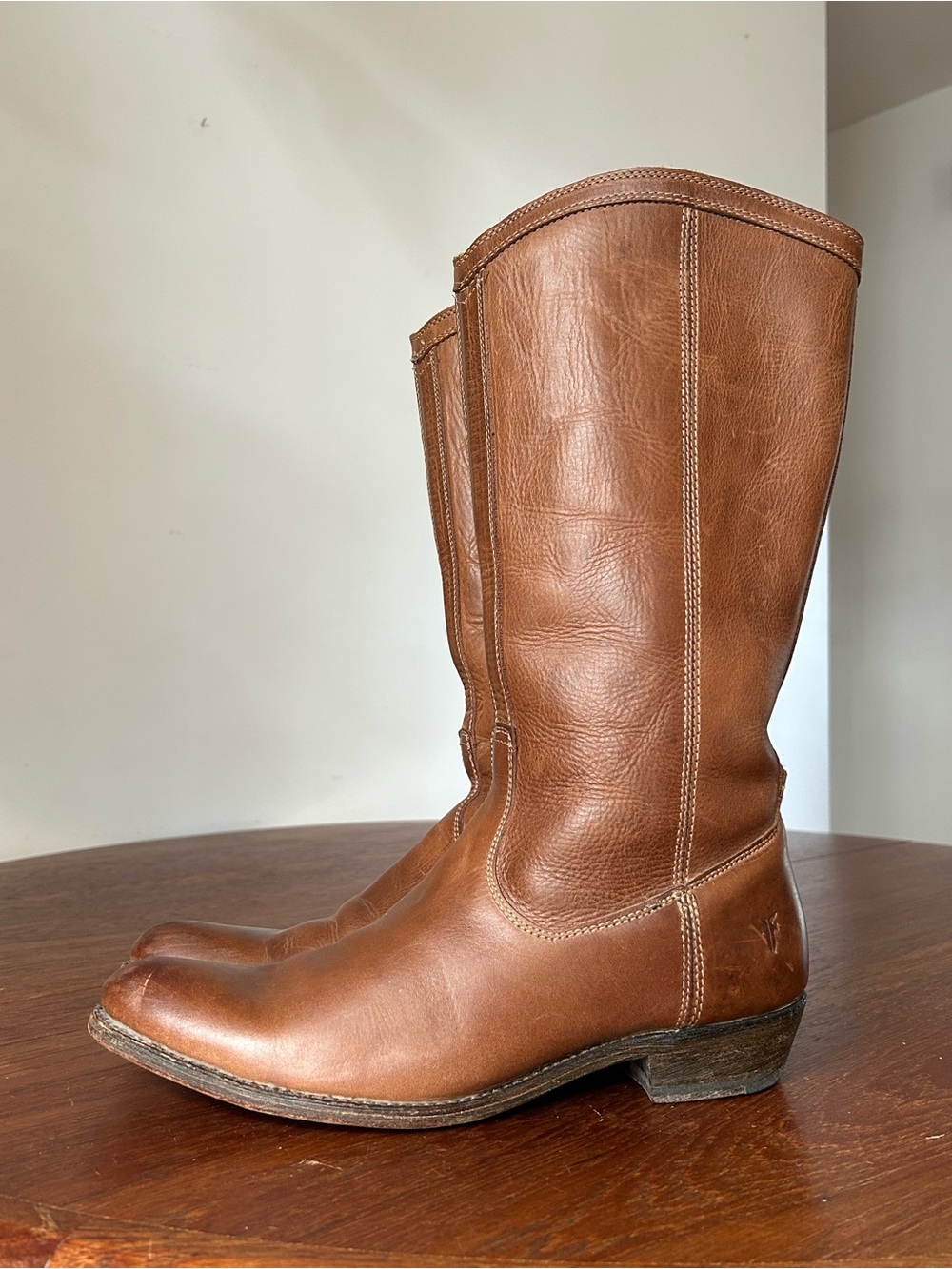 FRYE Women’s Brown Leather Western Boots
